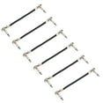 thumbnail image 1 of RUNROTOO 6Pcs Multi Color Instrument Cable for Bass Guitars 15cm 5.9in, 1 of 6