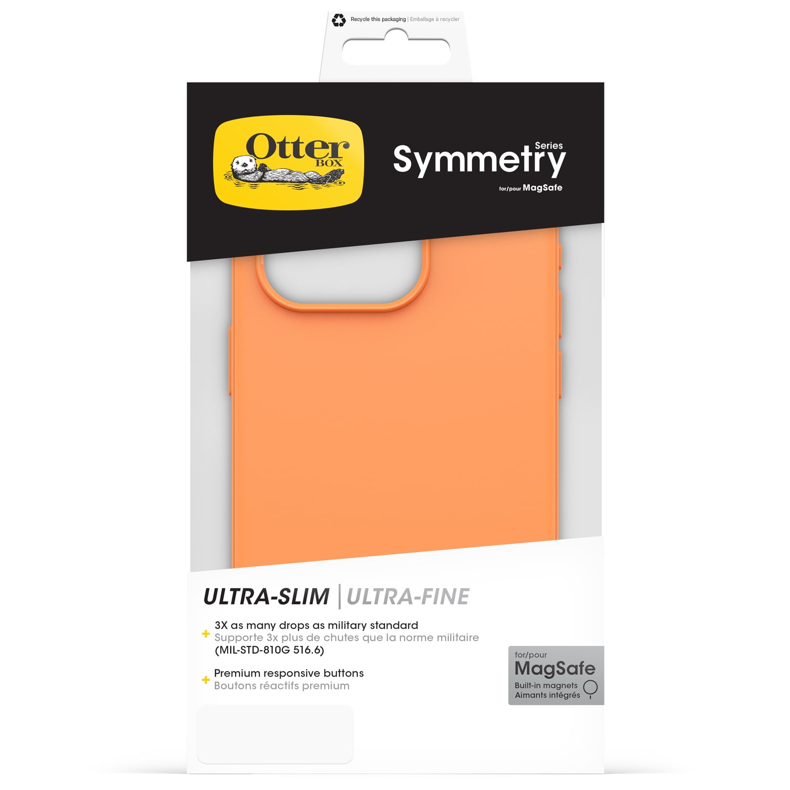 OtterBox Symmetry Series for MagSafe Case for iPhone 15 Pro - Sunstone
