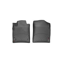 WeatherTech Custom Fit FloorLiners compatible with 2005-2012 Toyota Avalon - 1st Row (Driver & Passenger), Black
