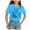 4-Sky Blue, variant on ZTKWD Girls Tops Fashionable Short Sleeve T-Shirt Casual Daily Shirt for Kids Assorted Colors 90-160 Easter eggs