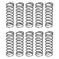 thumbnail image 1 of Uxcell 10 Pack Ressort de Compression, 6mm OD, Taille de Fil 0.6mm, Longueur Libre 20mm, Construction en Acier à Ressort Ressorts de Compression Mécanique pour Réparations en Magasin et à Domicile, Ton Argenté, 1 of 6