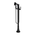 thumbnail image 1 of Pfister LG6-1RHB Rhen Free-Standing Roman Tub Trim with Hand Held, Matte Black, 1 of 1