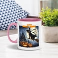 thumbnail image 5 of Happy Halloween Wirehaired Pointing Griffon Witch Pumpkins Bats 11oz Accent Two-tone Mug Dog Lover Coffee Tea Cup - 13012, 5 of 5