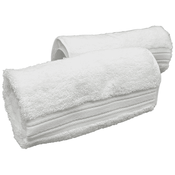 Star Linen White Hand Towels, 2-Pack, 100% Supima Cotton, 20 x 32 in, 620 GSM