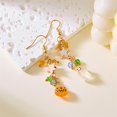 thumbnail image 6 of LICEWO Lightweight Pumpkin Specter Dangle Earrings Accessory For Casual Or Evening Wear, 6 of 11