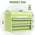 thumbnail image 3 of Caja de herramientas WORKPRO Mini de metal con 2 cajones y almacenamiento superior, 3 of 8
