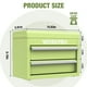 thumbnail image 3 of Caja de herramientas WORKPRO Mini de metal con 2 cajones y almacenamiento superior, 3 of 8