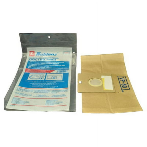 Koblenz Infinity Canister Vacuum Cleaner Bags AC-3800, AC-3400, AC3200 VP-50