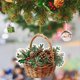 thumbnail image 1 of Colgantes Navideños Nuevos Colgantes Planos Retro De Acrílico Adornos Retro Para Árboles De Navidad Artículos Para Fiestas Navideñas Decoración Para Fiestas En El Patio, 1 of 2