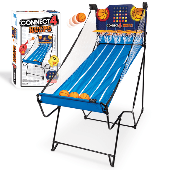 Connect 4 Hoops Indoor Basketball Arcade Game