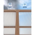 thumbnail image 3 of Senfot Outdoor Aluminum Louvered Pergola, Half Aluminum Half Iron, Wood Grain Finish, Garden Pavilion Wood 12x20, 3 of 7