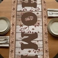 thumbnail image 5 of Table Runners 90 Inches Long Dress Scarves, Vintage Farmhouse Farmhouse Coffee/Dining/Kitchen Table Runner for Living Room, Retro Home Text Country Star Wooden 13x90 Inch, 5 of 9