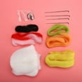 thumbnail image 4 of DIY Felting Wool Rabbit Doll Craft Material Package Tools, Kids, Adults, Handmade, Improve Hands On Ability, Watermelon, Carrot, Peach, Strawberry, 4 of 7