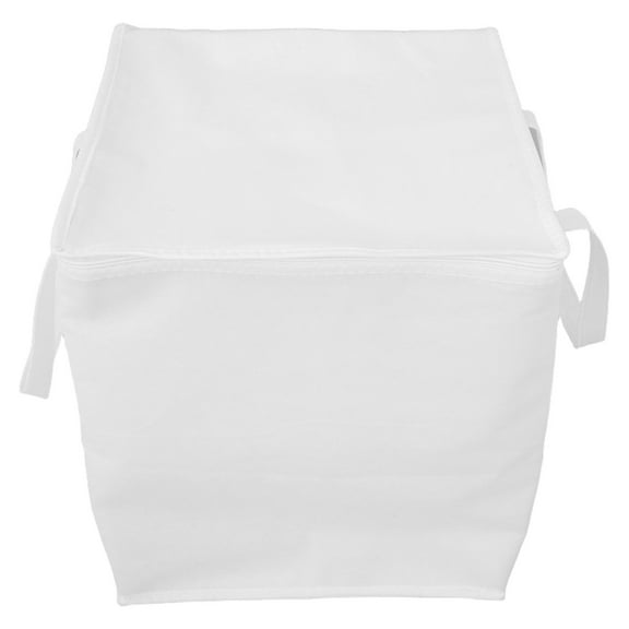 BESTYASH Insulated Reusable Grocery Tote White Sturdy Material for Hot Food Storage