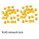 thumbnail image 4 of Kit de Bloqueo de Puerto RJ45 con Bloqueador de Seguridad de Puerto Ethernet, Protector Antipolvo para Puertos de Enrutador y Computadora, Amarillo, 4 of 5