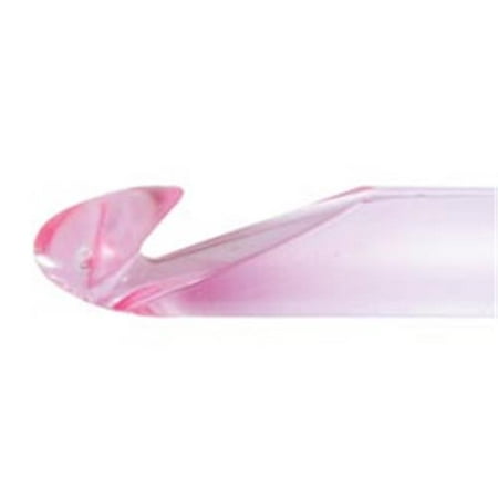 Crochet Lavender - 73129 Crystalites Acrylic Crochet Hooks 5.5 in. -Size P-16 Lavender