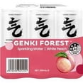 thumbnail image 5 of GENKI FOREST Sparkling Water White Peach 11.15 fl. oz Can (Pack of 24), 5 of 7