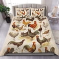 thumbnail image 1 of Juego de cama para pollos, regalo para granjeros, amantes de las vacas, amantes de los pollos - Bd110Pa, 1 of 5