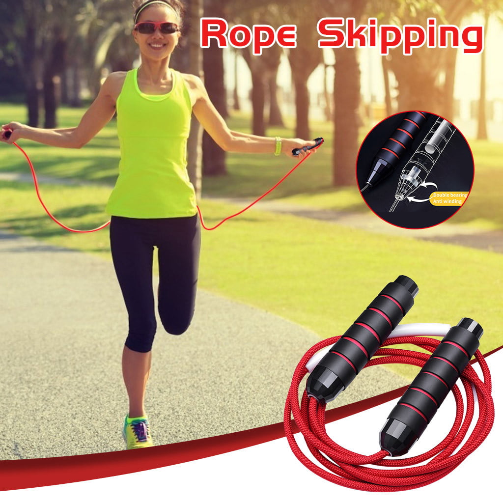 Jump Rope Kids Weight Loss Exercise for Adult Equipment Boxing Training Skipping Women Fitness Speed Rope Cordless Skipping Rope Weighted Jump Rope for Gym Fat Burning Fitness