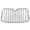 Gray, variant on Dailycode Foldable Car Windshield Sun Shade Front Window Visor Blocks UV Rays Keeps Interior Cool 55x27.6 Vintage White Shark