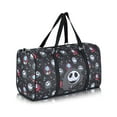 thumbnail image 2 of Disney Nightmare Before Christmas Duffle Bag  Jack Skellington & Sally 16" Travel Bag  Overnight Weekender Bag with Shoulder Strap  Ages 3+, 2 of 6