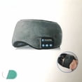 thumbnail image 3 of Máscara de ojos inteligente inalámbrica Bluetooth 5.0 con comunicación musical y sombreado de luz para dormir, color gris, 3 of 14