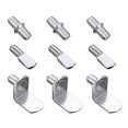thumbnail image 3 of 60pcs Shelf Bracket Pegs Stainless Steel Shelf Support for Home Store Office (25pcs Axis, 25pcs Table Tennis Board Supporting, 10pcs Flat Plate Supporting), 3 of 7