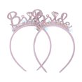 thumbnail image 1 of Luxshiny 2Ud Diadema De Novia Color Rosa Con Moderno Para Peinados Formales De, 1 of 6