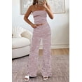 thumbnail image 3 of PRETTYGARDEN Summer Sets Women 2 Piece Outfits Matching Striped Loungewear Spring Airport Travel Beach Vacation Clothes, 3 of 10