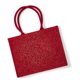 thumbnail image 1 of Westford Mill - Bolso shopper de yute con brillos metálicos (Rosa/Dorado), 1 of 1
