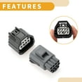 thumbnail image 5 of Unique Bargains 8 Pin Throttle Pedal Connector Plug Waterproof Male Female Wire Terminal Connector for Ford 1 Set, 5 of 6