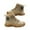 Khaki, variant on Kid Hiking Boots with High-Top Ankle Support Girls Boys Summer Camp Waterproof Anti-Collision Non-Slip Desert Boots Corrective Sneakers Military Fan Shoes Work Boots