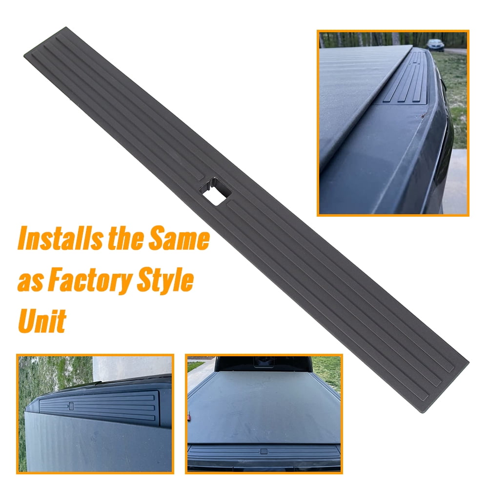 Kojem Tailgate Cap Molding Trim for 2015-2019 Ford F150 Replace for FL3Z9940602B with Release Button