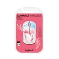 thumbnail image 5 of Logitech Compact Wireless Mouse, Optical Movement Detection, USB Connector, Pink, Walmart Exclusive, 5 of 5