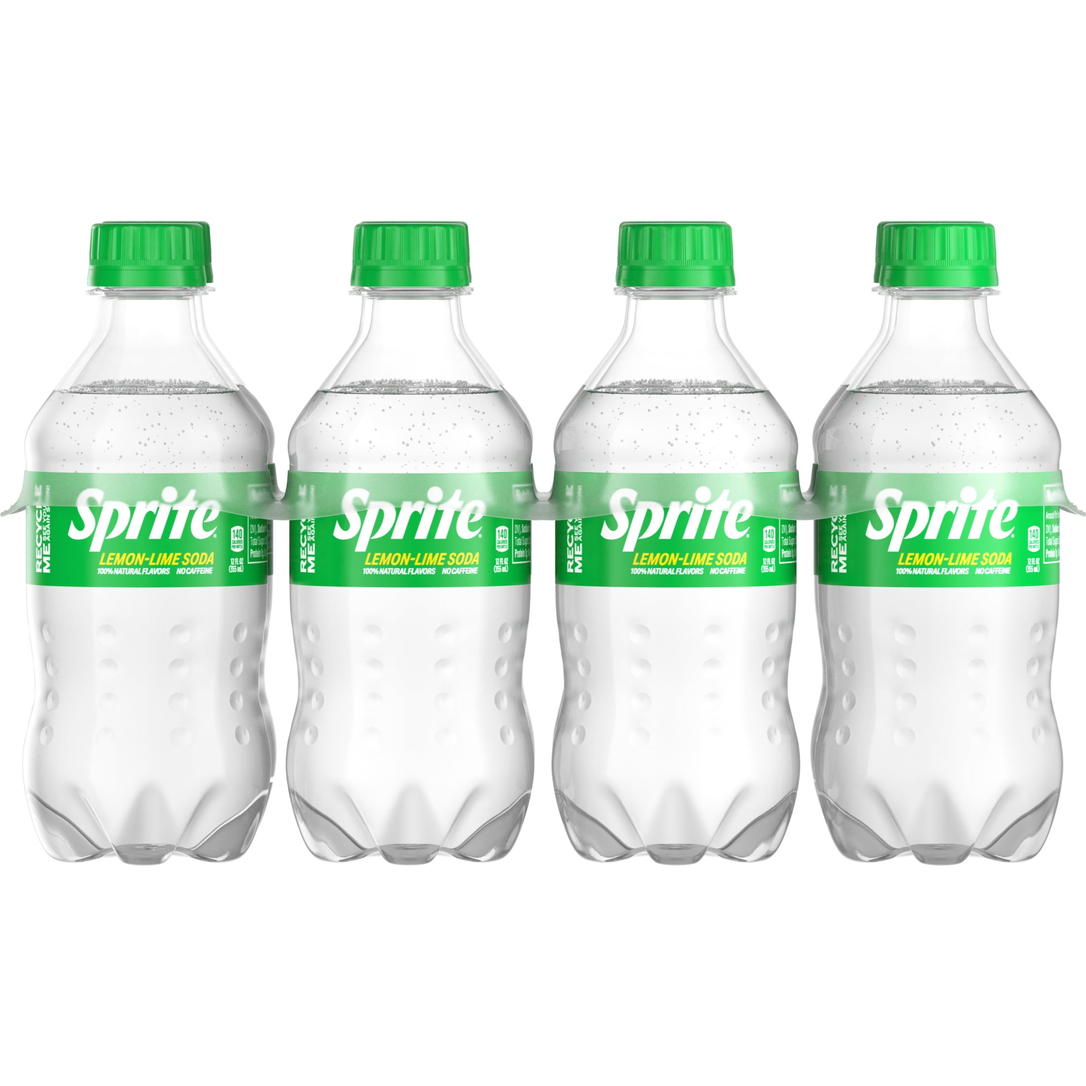 Sprite Lemon Lime Soda Pop, 12 fl oz, 8 Pack Bottles