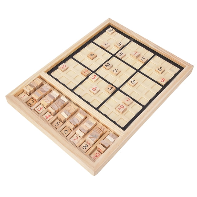 Number Board Game, Lightweight Number Toy, Sturdy Easy Operation Practical Wooden For Teens Adults Beginner Learners Children