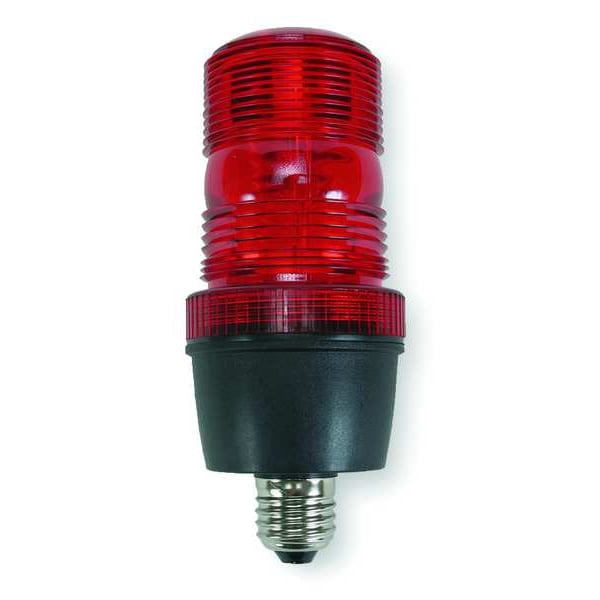 Seco-Larm Enforcer LED Strobe Light With Siren - Amber, 54 LEDs, 6 Flash Patterns, 100dB - Indoor/Outdoor Alarm Light