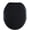 Black, variant on J&V Textiles Soft Round Toilet Seat With Easy Clean & Change Hinge, Padded Pink