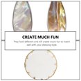 thumbnail image 3 of 5 Pcs Pendentifs pour Tresses de Cheveux Pendentif pour Dreadlocks Anneau de Cheveux Coiffe (Style Mixte), 3 of 8