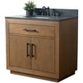 thumbnail image 4 of Vanity Art 36" Single Bathroom Vanity with Sink, Freestanding Bath Storage Cabinet with Black Limestone Top, 4 of 8