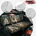 thumbnail image 3 of Yuyamidu Deer UTV Seat Cover Camo Hunting Mule Seat Covers Bench Four Wheeler Accessories Dog Seat Cover Fit for Kawasaki Mule 3010 4x4 2008 2007 2006 2005 2004 2003 2002 2001, 3 of 7