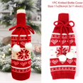 thumbnail image 1 of QIFU-Juego de botellas de vino navideñas, decoración navideña para el hogar, adornos de Papá Noel, regalos de Navidad, Año Nuevo 2023, 2024, 1 of 4