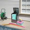 thumbnail image 3 of COSCO BoxGuard®, Heavy Duty Multi-Purpose Outdoor Storage & Delivery Box, 55 Gallons, Aluminum, Gray, 3 of 6