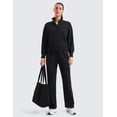 thumbnail image 4 of CRZ YOGA SoftAura Half Zip Sweatshirt for Women Long Sleeve Pullover Workout Casual Tops with Pocket, 4 of 6