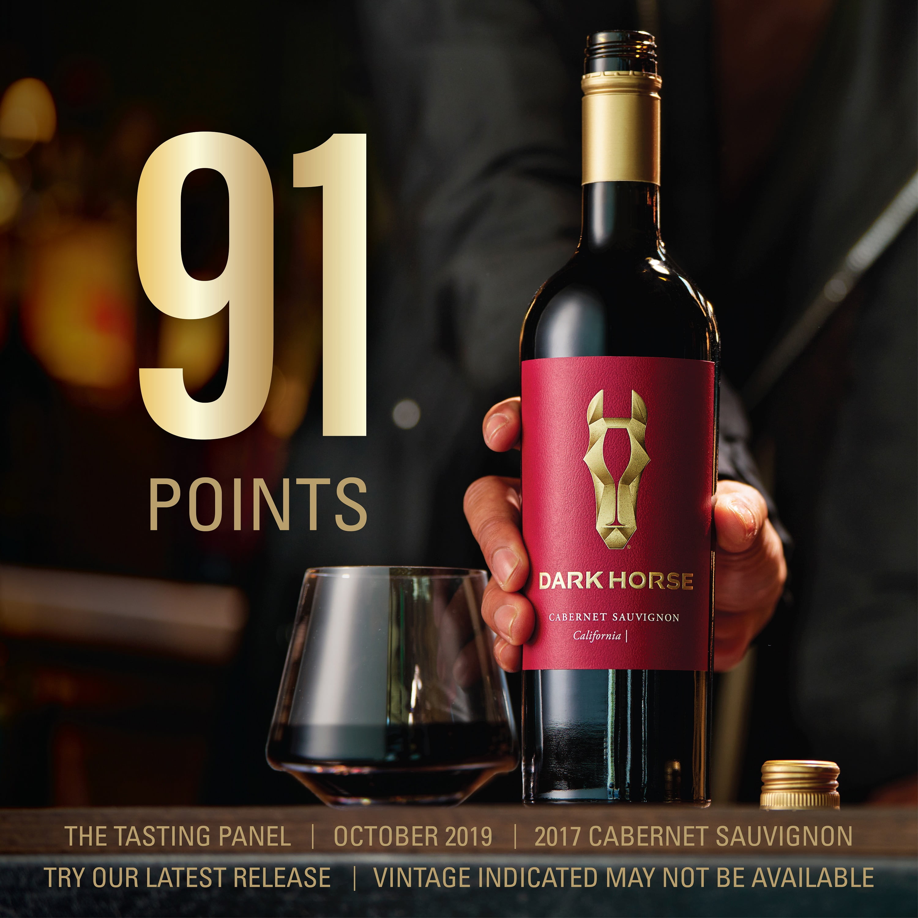 Dark Horse Cabernet Sauvignon Red Wine, 750ml Bottle