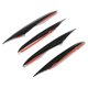 thumbnail image 4 of Embellecedor de luz antiniebla del parachoques delantero de 4 piezas, repuesto de alta dureza para Mercedes‑Benz GLC Clase X253 AMG Line 2016-2019, negro brillante, 4 of 5