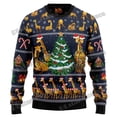 thumbnail image 5 of Suéter feo navideño para hombre con estampado 3D de Pembroke Welsh Corgi de PLstar Cosmos, jersey de punto informal unisex de invierno MYY18, 5 of 5