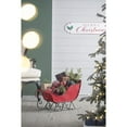 thumbnail image 5 of 25x13.5x17.5"H Iron Red/Black Sleigh Medium, Distressed Christmas Santa Sleigh Holiday Decoration, 5 of 10