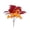 169#C, variant on Artificial Maple Leaf Bouquet, Fall Faux Maple Leaf Arrangement with Realistic Foliage Fade Resistant Reusable Decoration, for Vase Table Centerpiece Fireplace Thanksgiving Wedding Home Decor
