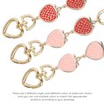 thumbnail image 4 of Miangastore 3 Pcs Bag Extender Chain Straps Strawberry Heart Extender Chains Replacement Belt Chains for Handbag Shoulder Bag, 4 of 9